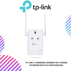 TP-Link TL-WA860RE 300Mbps Wi-Fi Range Extender with AC Passthrough