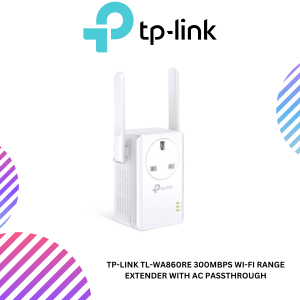 TP-Link TL-WA860RE 300Mbps Wi-Fi Range Extender with AC Passthrough