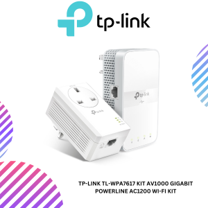 TP-Link TL-WPA7617 KIT AV1000 Gigabit Powerline AC1200 Wi-Fi Kit