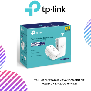 TP-Link TL-WPA7617 KIT AV1000 Gigabit Powerline AC1200 Wi-Fi Kit