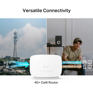 TP-LINK Archer MR505 AC1200 4G LTE Advanced Cat6 Gigabit Router