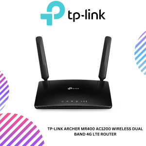TP-Link Archer MR400 AC1200 Wireless Dual Band 4G LTE Router