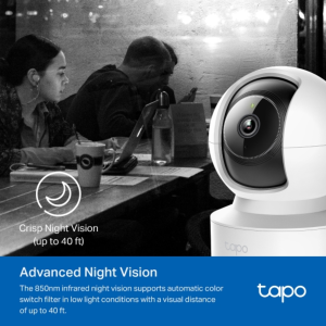 TP-Link Tapo C222 Pan/Tilt AI Home Security Wi-Fi Camera