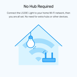 TP-Link Tapo L520E Smart Wi-Fi Light Bulb, Daylight & Dimmable