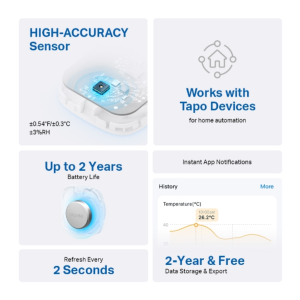 TP-Link Tapo T310 Smart Temperature & Humidity Sensor