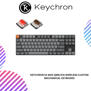 Keychron K1 Max QMK/VIA Wireless Custom Mechanical Keyboard