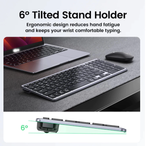 UGREEN DUAL MODE W/L 2.4G + BT 5.0 ULTRA SLIM KEYBOARD