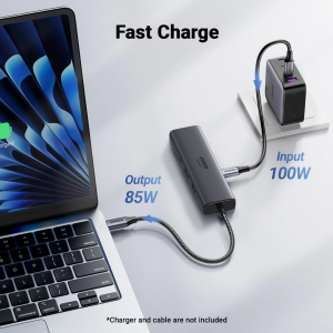 UGREEN USB-C TO HDMI+2*USB-A 3.2+1*USB 3.2 C+RJ45+ PD POWER CONVERTER
