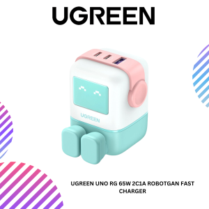 UGREEN UNO RG 65W 2C1A ROBOTGAN FAST CHARGER