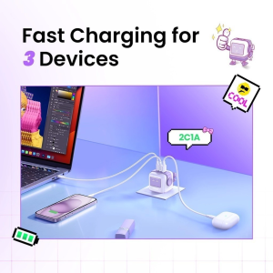 UGREEN UNO RG 65W 2C1A ROBOTGAN FAST CHARGER
