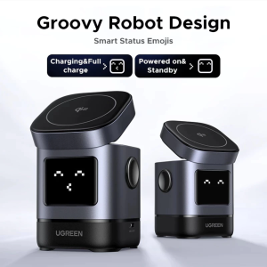 UGREEN UNO 2-IN-1 MAGNETIC WIRELESS CHARGING STATION 15W QI2
