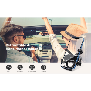 UGREEN GRAVITY AIR VENT PHONE HOLDER FOR CAR WITH HOOK