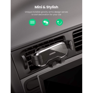 UGREEN GRAVITY AIR VENT PHONE HOLDER FOR CAR WITH HOOK