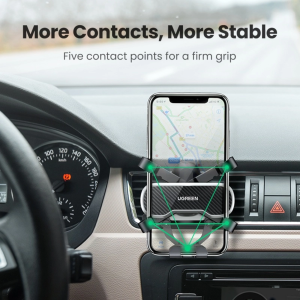 UGREEN GRAVITY AIR VENT PHONE HOLDER FOR CAR WITH HOOK