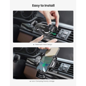 UGREEN GRAVITY AIR VENT PHONE HOLDER FOR CAR WITH HOOK