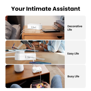 UGREEN DIGINEST POWER STRIP 2 AC OUTLETS + 30W 2A1C (WHITE)