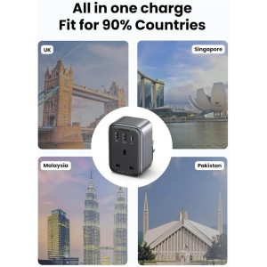 UGREEN OUTLET EXTENDER (1 AC OUTLET + 30W 2A1C)