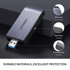 UGREEN USB-A 3.0 TO TF/SD/CF/MS MULTIFUNCTION CARD READER MULTI-READ
