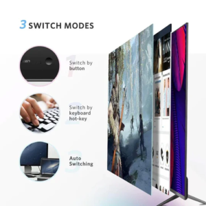 UGREEN HDMI SWITCH BOX 2 IN 1 OUT KVM SWITCHING