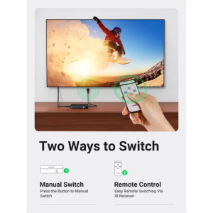 UGREEN HDMI SWITCHER 3 IN 1 OUT  4K@30HZ