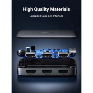 UGREEN HDMI SWITCHER 3 IN 1 OUT  4K@30HZ