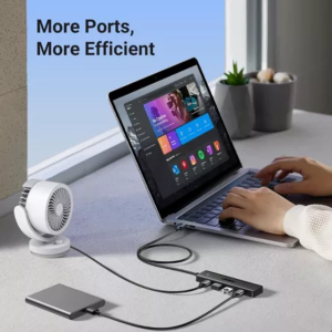 UGREEN USB-A 3.0 TO 4*USB-A 3.0 HUB - 15cm(BLACK)