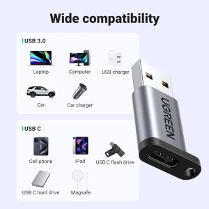 UGREEN USB 3.0-A TO USB-C M/F ADPATER