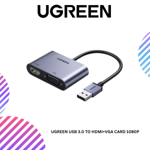 UGREEN USB 3.0 TO HDMI+VGA CARD 1080P