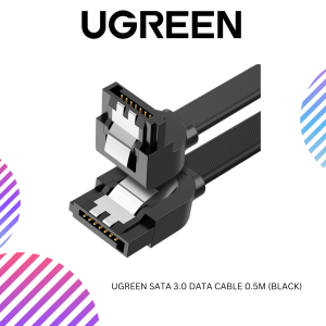 UGREEN SATA 3.0 DATA CABLE 0.5M (BLACK)