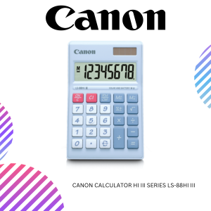 Canon Calculator Hi III Series LS-88HI III