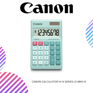 Canon Calculator Hi III Series LS-88HI III