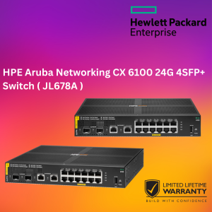 HPE Aruba Networking CX 6100 24G 4SFP+ Switch ( JL678A )