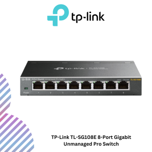 TP-Link TL-SG108E 8-Port Gigabit Unmanaged Pro Switch
