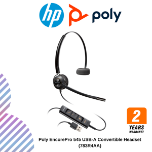 Poly EncorePro 545 USB-A Convertible Headset (783R4AA)