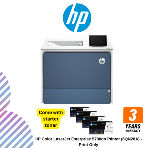 HP Color LaserJet Enterprise 5700dn Printer (6QN28A) - Print Only