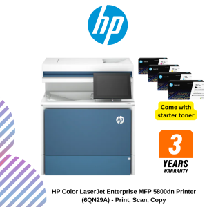HP Color LaserJet Enterprise MFP 5800dn Printer  (6QN29A) - Print, Scan, Copy