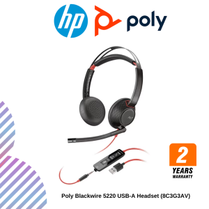 Poly Blackwire 5220 USB-A Headset (8C3G3AV)