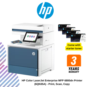 HP Color LaserJet Enterprise MFP 6800dn Printer (6QN35A) - Print, Scan, Copy