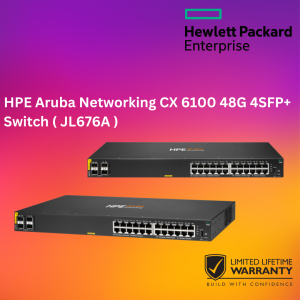 HPE Aruba Networking CX 6100 48G 4SFP+ Switch ( JL676A )