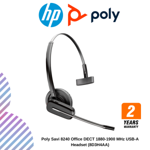 inc-24-15-1.png Poly Savi 8240 Office DECT 1880-1900 MHz USB-A Headset (8D3H4AA)
