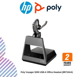 Poly Voyager 5200 USB-A Office Headset (8R710AA)