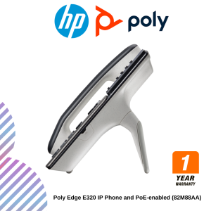 Poly Edge E320 IP Phone and PoE-enabled (82M88AA)
