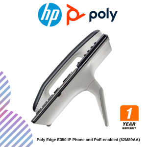 Poly Edge E350 IP Phone and PoE-enabled (82M89AA)