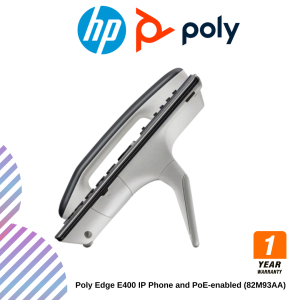 Poly Edge E400 IP Phone and PoE-enabled (82M93AA)