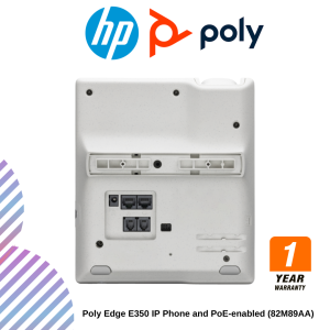 Poly Edge E350 IP Phone and PoE-enabled (82M89AA)