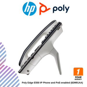 Poly Edge E550 IP Phone and PoE-enabled (82M91AA)