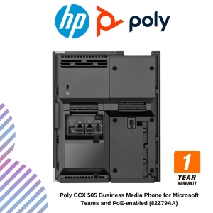 Poly CCX 505 Business Media Phone for Microsoft Teams and PoE-enabled (82Z79AA)