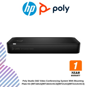 Poly Studio G62 Video Conferencing System With Mounting Plate Kit (99T18AA)(99T18AA#AC3)(99T21AA)(99T21AA#AC3)