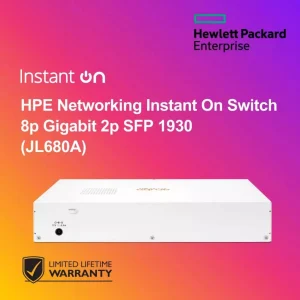 HPE Networking Instant On Switch 8p Gigabit 2p SFP 1930 (JL680A)