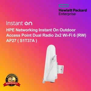 HPE Networking Instant On Outdoor Access Point Dual Radio 2x2 Wi‑Fi 6 (RW) AP27 ( S1T37A )